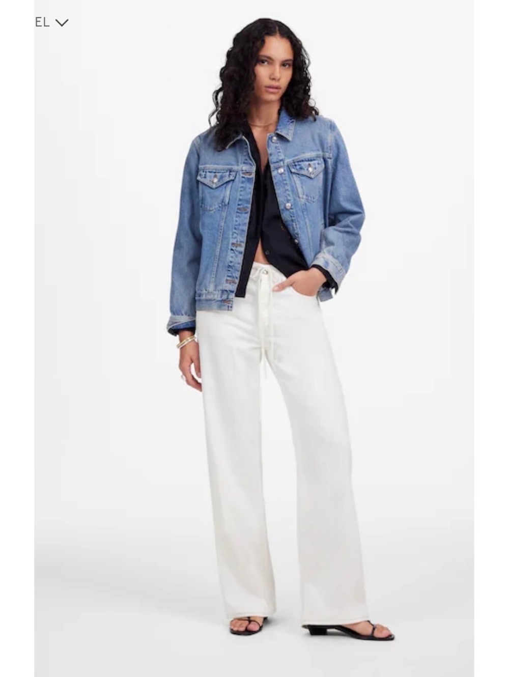 Madewell Low-Slung Baggy Airy Denim Jeans Vintage Canvas 29